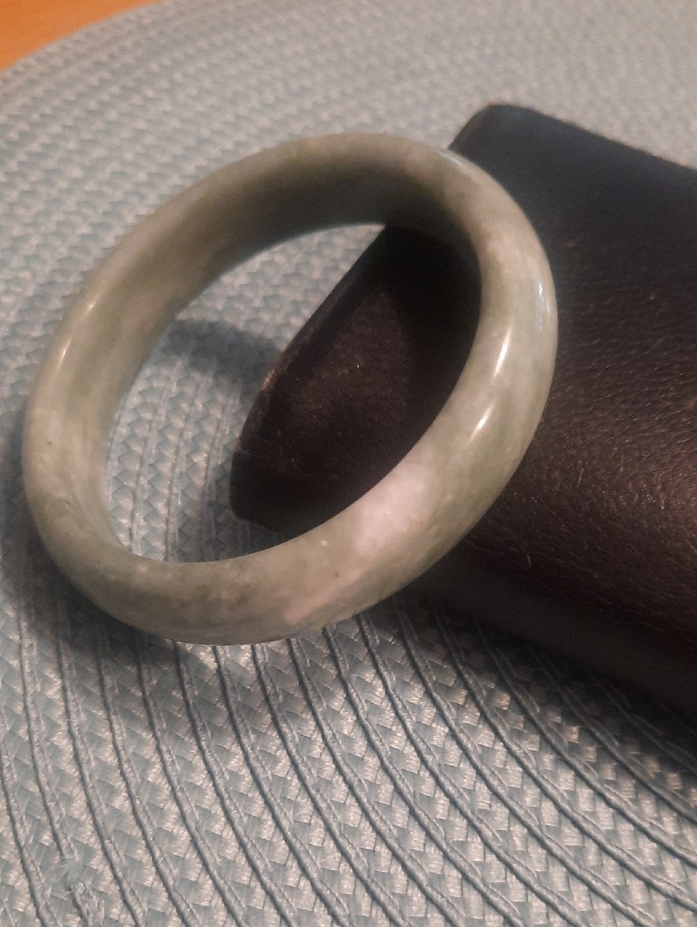 Light Green Jade Bangle Bracelet